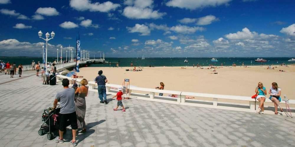 T2 Face Au Port De Plaisance Et Plage D'eyrac -terrasse -parking Apartment